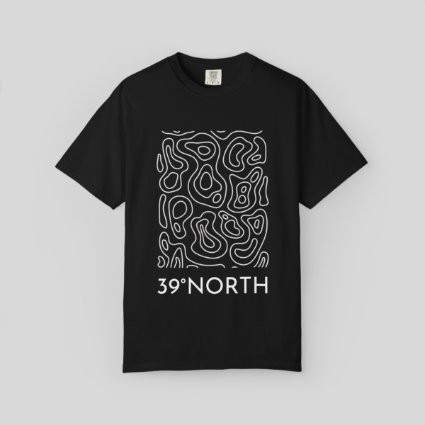 39° North Classic Black - Unisex Oversized Tee