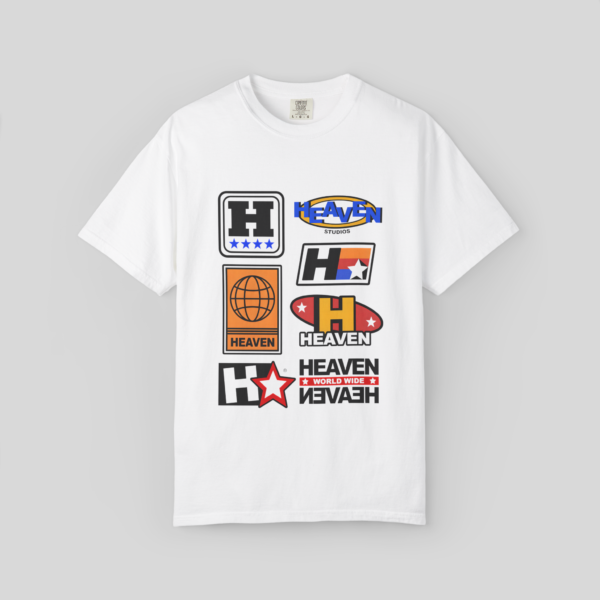 Heaven Worldwide Classic White - Unisex Oversized Tee